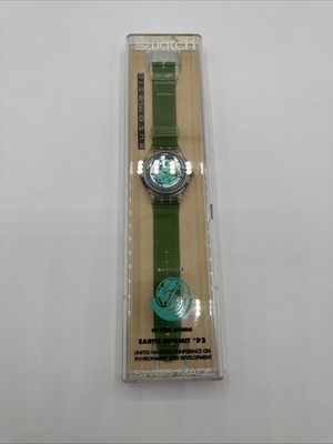 Swatch Automatic Time to Move EARTH SUMMIT 1992 Ungetragen OVP Unbenutzt