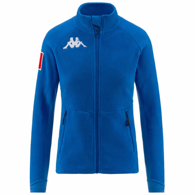 KAPPA Brilliant Navy Women Ski Fleece Jacket – Italian National