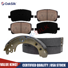 Front Brakes Pads Rear Drums Shoes For 2003 2004 2005 2006-2008 Toyota Corolla