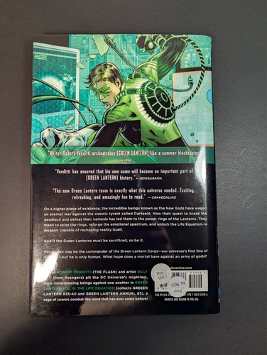 Green Lantern Volumen 6 - La ecuación de la vida, tapa dura - Los nuevos 52 cómics de DC en estado bastante bueno - Imagen 2 de 7