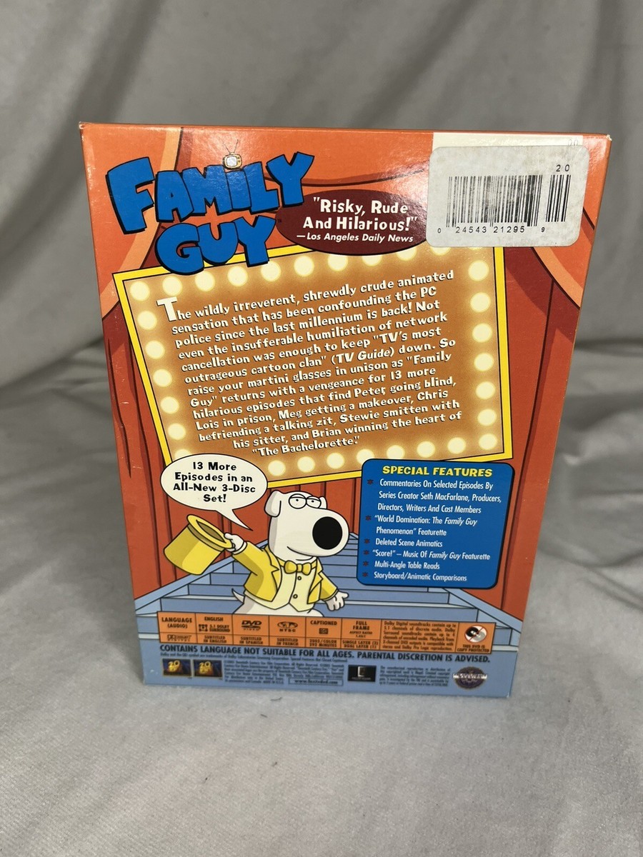 (未使用･未開封品)　Family Guy Vol 3: Season 4/ [DVD] [Import] gsx453j 未使用・未開封品) Family Guy Vol 3: Season 4/ [DVD] [Import