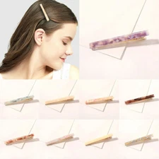 Acetate Hair Duckbill Clip Acrylic Resin Hairpin Side Barrette Clips Accessori L