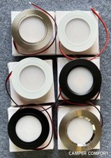 12V LED Touch Spotlights Campervan, Motorhome Dimmable Downlights