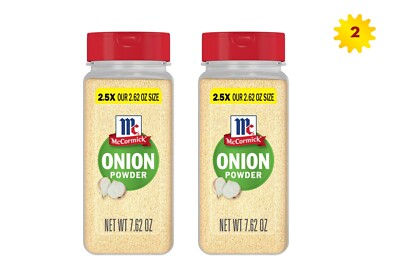 McCormick Kosher Onion Powder 7.62 oz x 2 Bottles Onion Powder