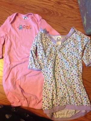gerber sleep gowns