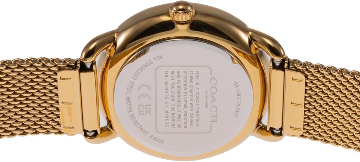 COACH 腕時計 レディース エリオット28mm サンレイダイヤル ゴールド COACH Watch ELLIOT 28mm Quartz 14504223 Women's Gold | eBay