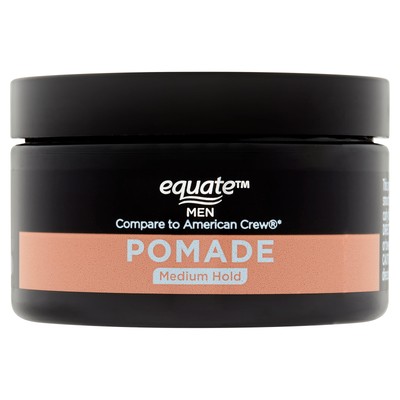Equate Men Shine Enhancing Medium Hold Hair Pomade, 3.8 oz