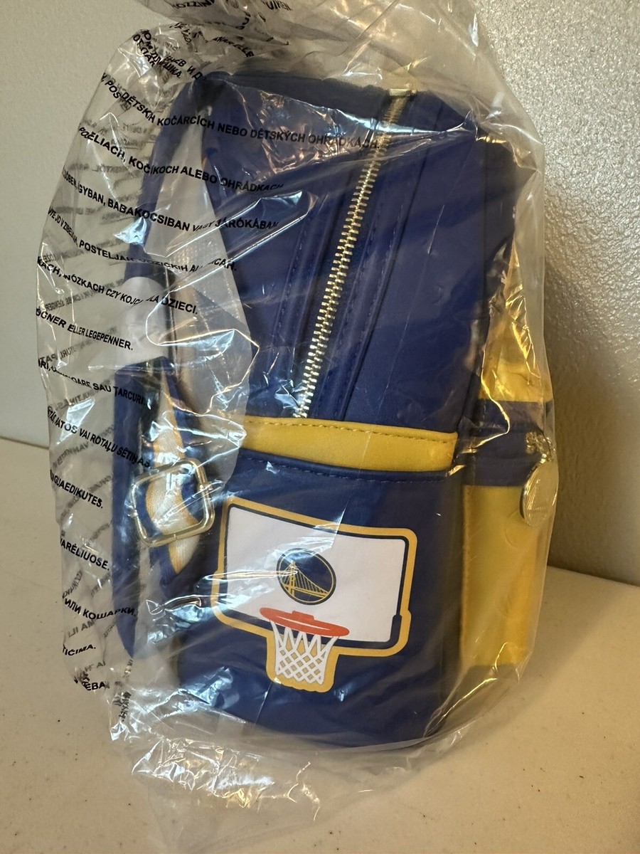 Loungefly NBA Golden State Warriors Patch Icons Backpack  display picture 1