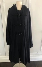 NWT Adidas Y-3 Yohji Yamamoto Women’s Duffle Hooded Toggle Swing Coat M JAPAN 