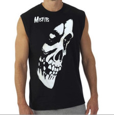 Misfits Side American Punk Rock Band Men's Black Muscle Shirt