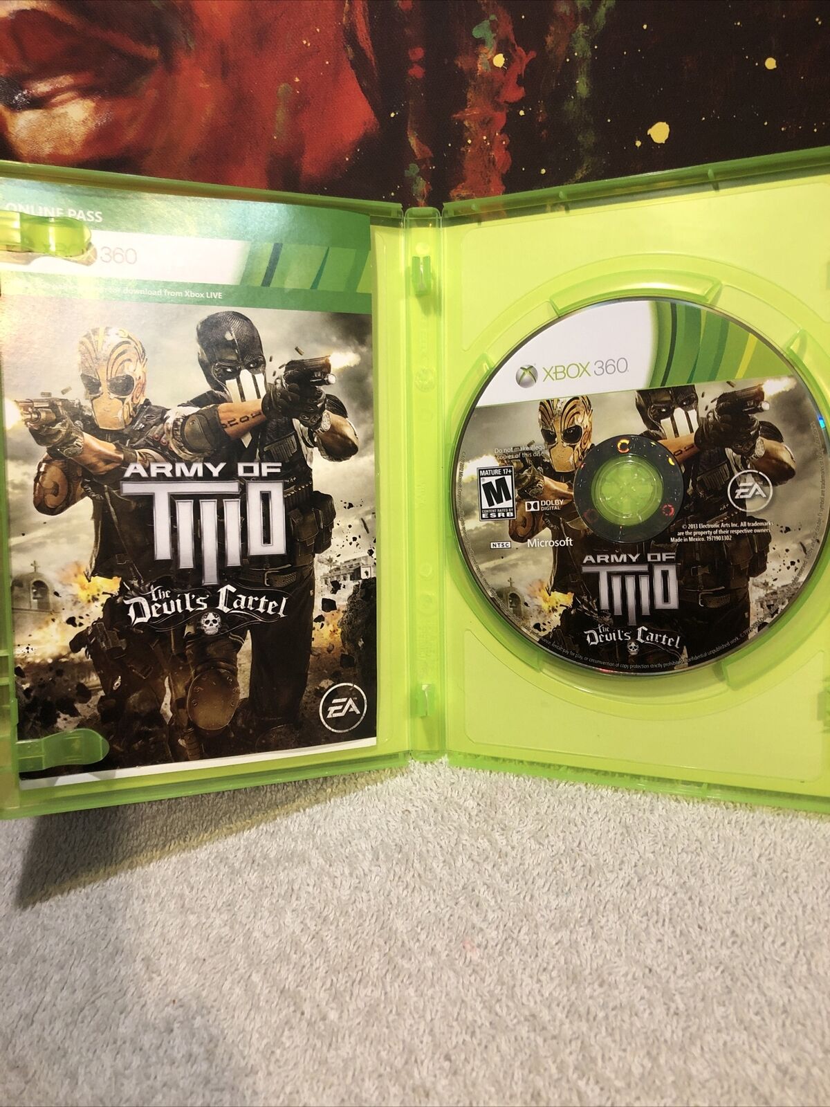  Army of TWO The Devil's Cartel - Xbox 360 : Electronic Arts:  Video Games