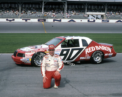 KEN SCHRADER #90 RED BARON PIZZA DAYTONA 500 CLOSE-UP 8x10 GLOSSY