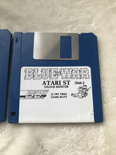 Rare 1987 Vintage Atari ST Game - Blue-War Submarine Simulation Game - Picture 11 of 13