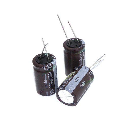 250V 220UF Nichicon Electrolytic Capacitors 220uF250V 18*30 mm - Picture 4 of 7