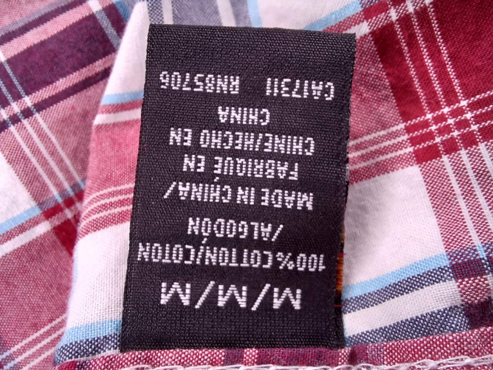 Buffalo David Bitton Plaid Shirt Men's Size Medium