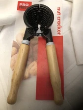 PRO Fresh Wood & Metal Contemporary Nut Cracker