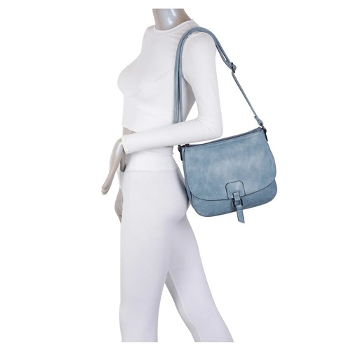 Women's Ladies Crossbody real Leather Bag with Long Strap, Shoulder New Handbag - Picture 23 of 25