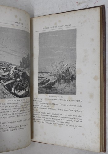 Jules Verne HETZEL Aventures de 3 Russes et Anglais 1872 « aux Bouquets - 第 17/18 張圖片