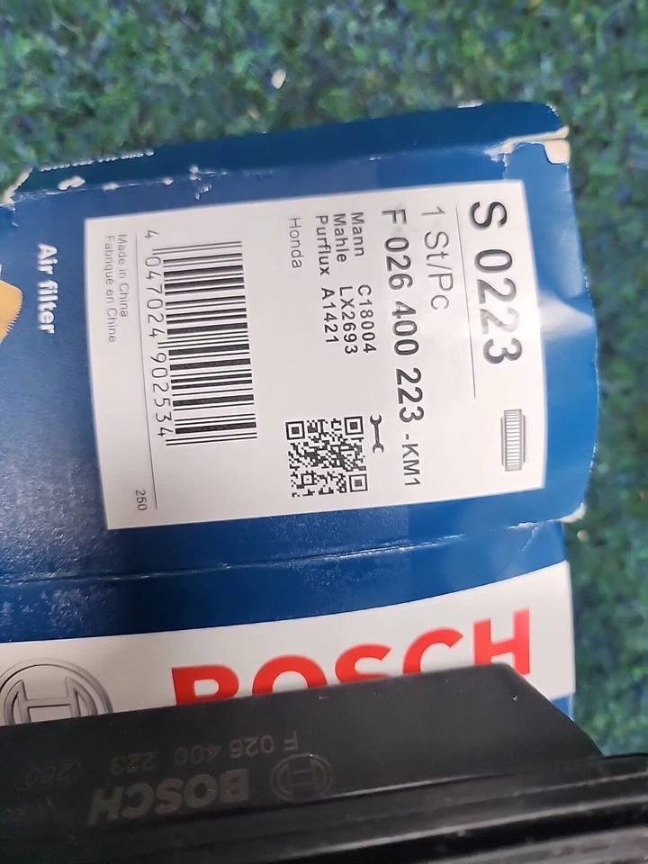 GENUINE AIR FILTER S0223 FITS HONDA JAZZ III 1.2 1.3 1.4 1.5 PETROL - Image 3 of 4