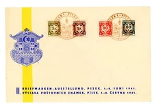 Germany Occup. Bohemia Scott # O10, O6, O5, O4 - On Cover - 1941 Officials