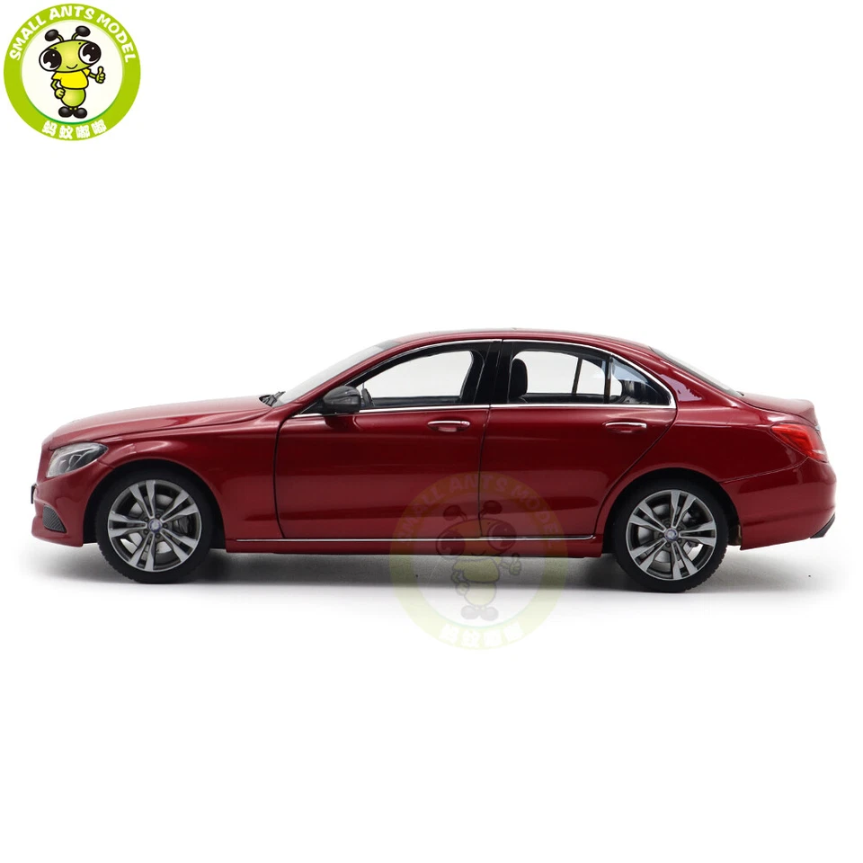 1/18 BENZ CLASE C 2015 NOREV 183835 rojo diecast modelo coche de juguete regalos para amigos Foto 3 de 4