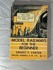 Model Railways for the Beginner Part 4 Ernest F Carter Percival Marshal & Co 