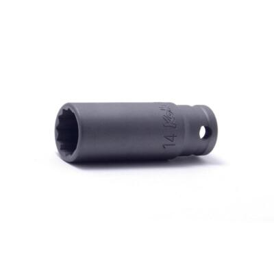 Ko-ken 23305M-14 3/8''Sq. Drive 12 Point Socket 14 mm L.55 mm