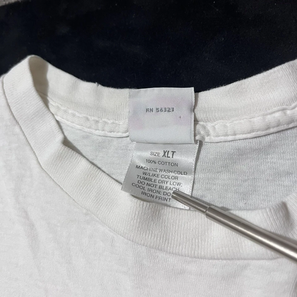 Camisa Nike De Colección Gris Etiqueta Día Brillo Verde Años 80 EE. UU. Envejecida Delgada Transparente Neón Foto 4 de 4