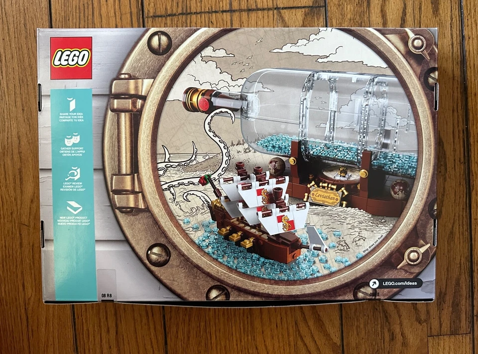 LEGO Ideas 21313 SHIP IN A BOTTLE *RETIRED* - Image 3 of 4
