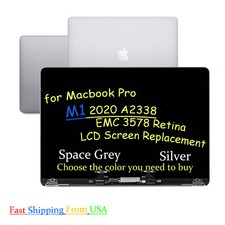 For MacBook Pro 13"M1 A2338 2020 EMC 3578 MYDC2LL/A LCD Screen Display Assembly