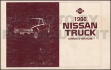 1986 Nissan Pickup Truck Owners Manual Owner Guide Book 720 Pick-up Gas Diesel 1986 Nissan Pickup Truck Owners Manual Owner Guide Book 720 Pick-up Gas Diesel