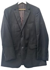 Pronto Uomo Platinum Jacket/Blazer 44XL Wool Black