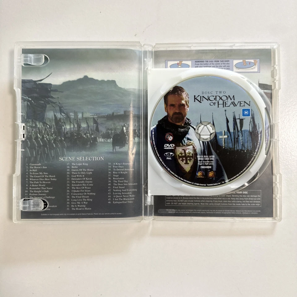 El Reino de los Cielos (DVD, 2005) Edición Deluxe 2 Discos Foto 3 de 4