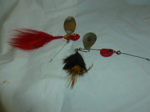 2 Usable Unbranded Vintage Metal Fishing Jigs Lot J-212 - Picture 7 of 7