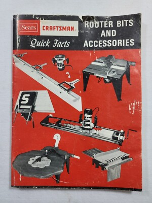 #ad #ad 1973 1982 Sears Craftsman Router Bits amp; Accessories $6.95