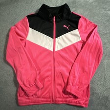 Puma Pink Jacket Youth Sz L