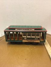 Vintage Friction Toy San Francisco Cable Car a073