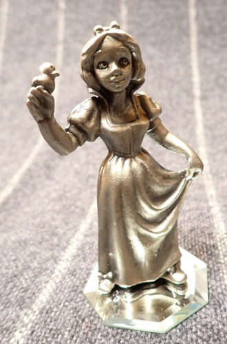 Snow White And The Seven Dwarfs Disney Korea Pewter Complete Set 1980's - Picture 3 of 14