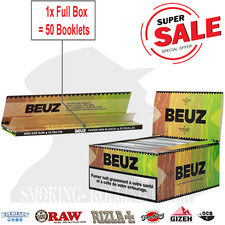 Beuz Brown Cartine Lunghe Marrone King Size Rolling Rolling paper Da 50 Libretti
