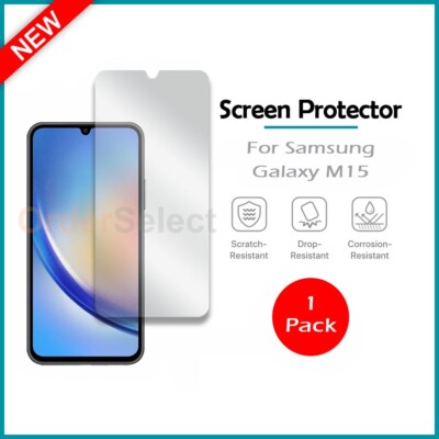 LCD Ultra Clear HD Screen Shield Protector for Android Phone Samsung Galaxy M15