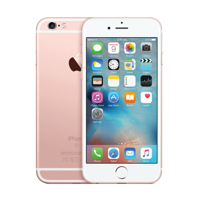 Apple iPhone 6s - 128GB - Gold (AT&T) A1633 (CDMA + GSM) for sale 