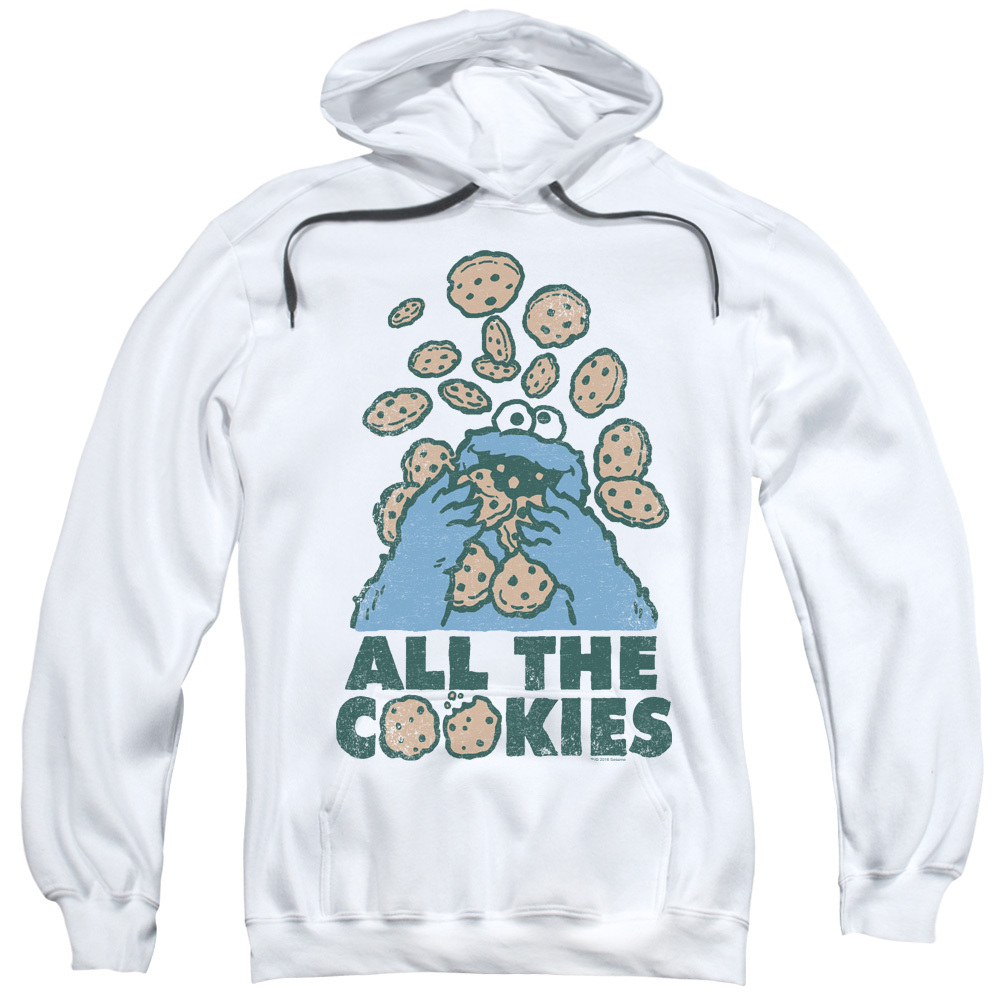 Sesame Street ALL THE COOKIES Licensed Adult Sweatshirt Hoodie Sesame Street ALL THE COOKIES Licensed Adult Sweatshirt Hoodie