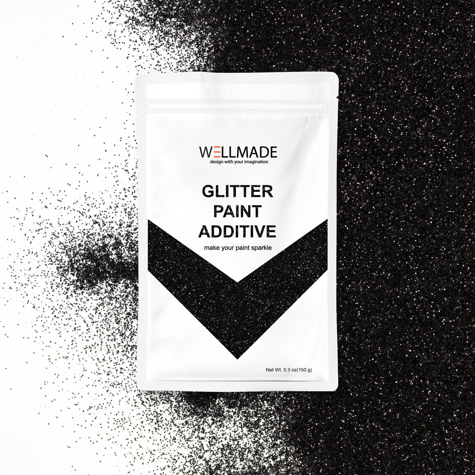 Wellmade Glitter Paint Additives for Emulsion Walls DIY 5.3oz/150g