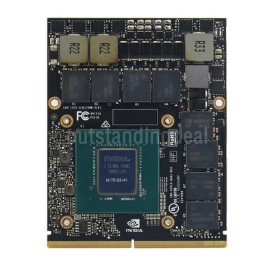GTX1070M GTX 1070 Video Card Graphics Card N17E-G2-A1 8GB GDDR5 MXM for Dell HP