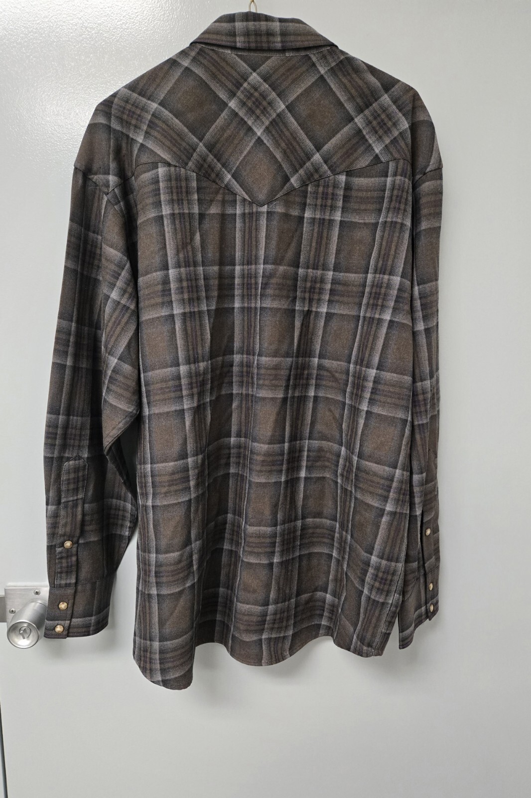 Vintage Pendleton Wool Plaid Button front shirt s… - image 6