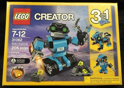 lego creator robo explorer 31062 robot toy
