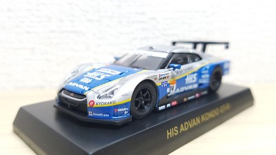 Kyosho 1/64 2009 GT500 HIS KONDO ADVAN GT-R NISSAN SKYLINE diecast