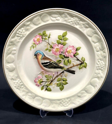 Royal Worcester Spode Palissy England handbemalter Teller ''Chaffinch'' 23 cm