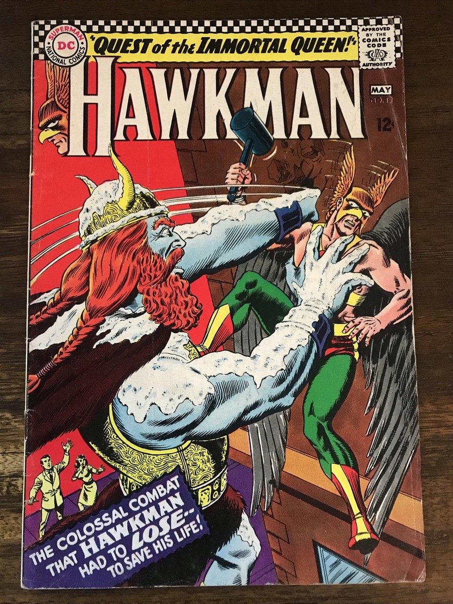 Hawkman 13 Silver Age DC 1966 Hawkgirl Murphy Anderson cover