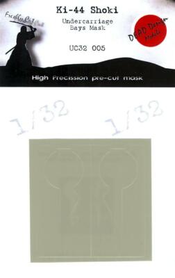 Dead Design 1/32 NAKAJIMA Ki-44 SHOKI UNDERCARRIAGE BAYS PAINT MASK Hasegawa